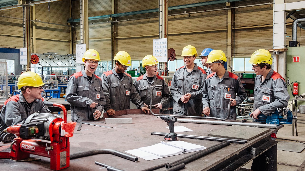 Technisch opleiding centrum Royal IHC studenten