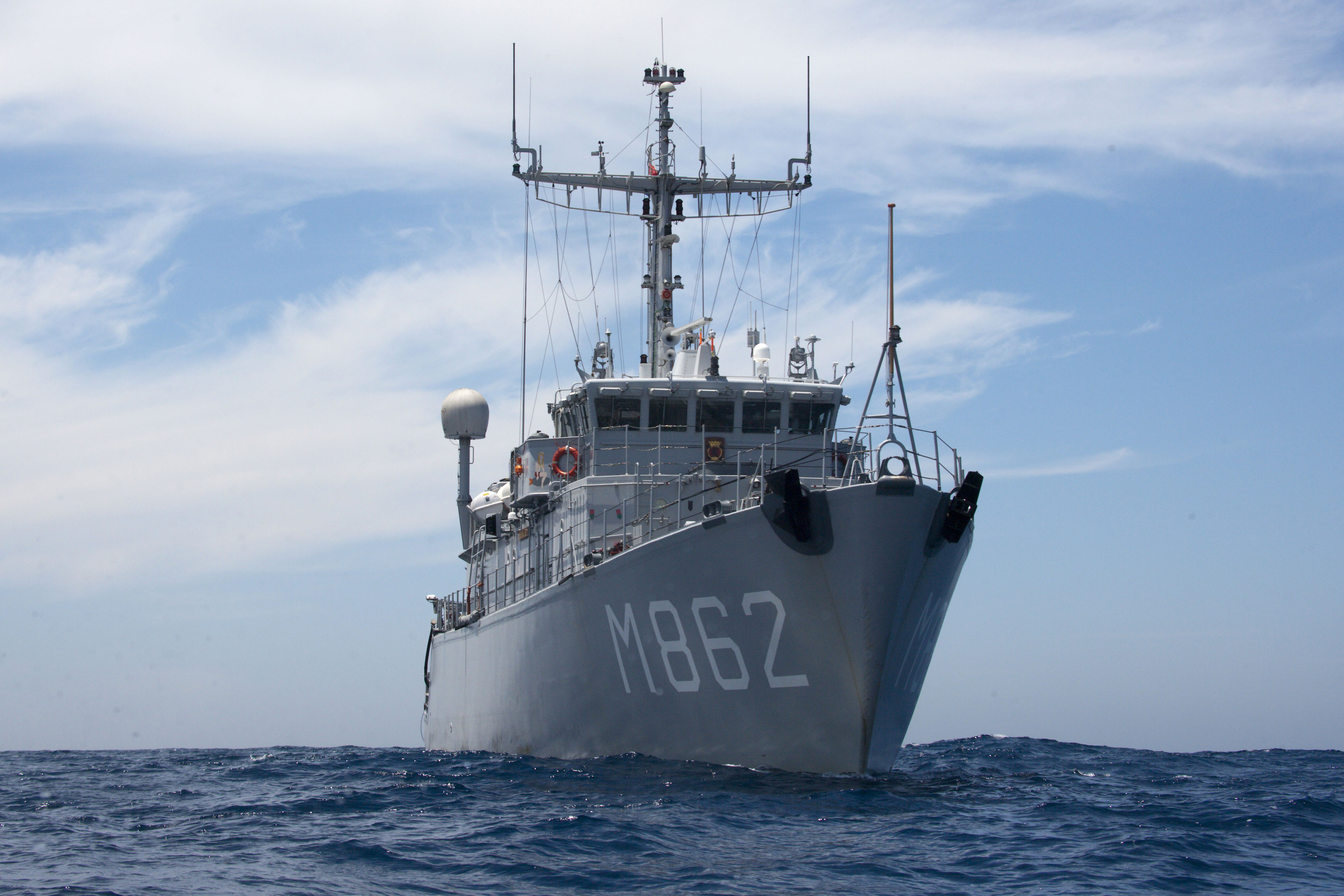 Mine coutermeasure vessel from the Alkmaar-Class HNLMS Zierikzee